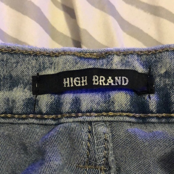 High Waisted Jean Shorts - Picture 4 of 5